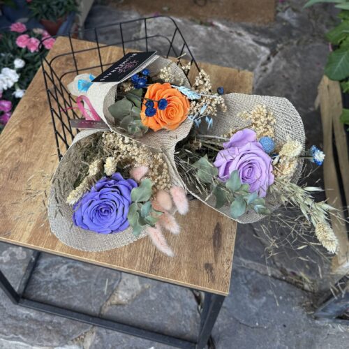 img_3171-2 Rosa preservada con decoración rústica