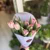 Pomo tulipanes rosas