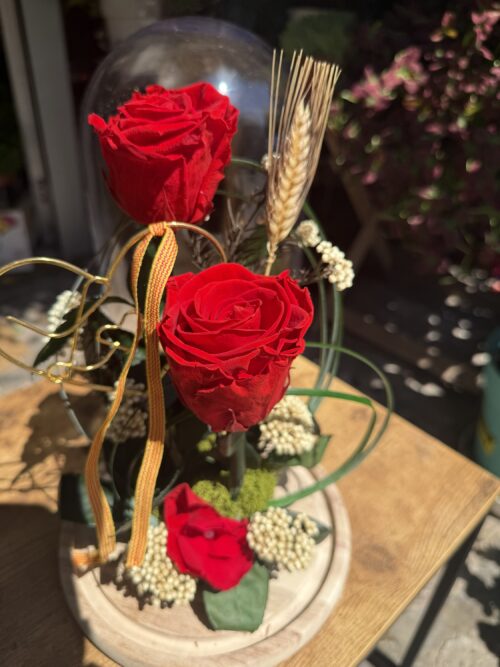 Cúpula de Sant Jordi con 2 rosas